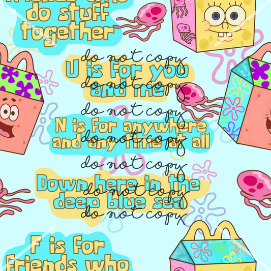 SpongeBob Happy Meal Handmade