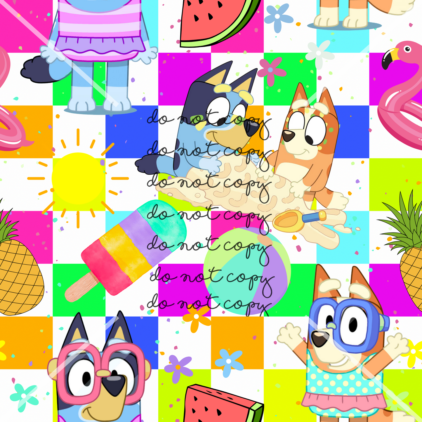 Summer Bluey Handmade