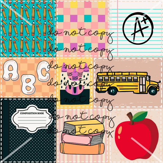 Patchwork Back to School Handmade