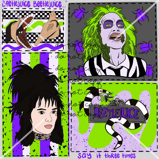 Beetlejuice Halloween Handmade