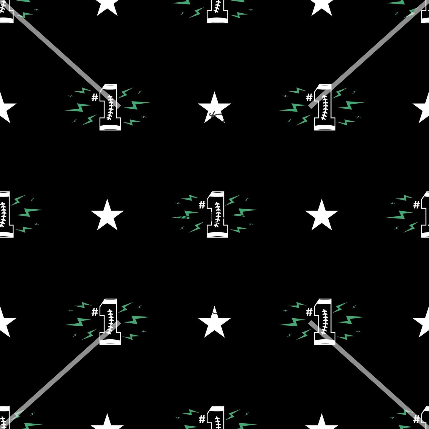 #1 Football Handmade