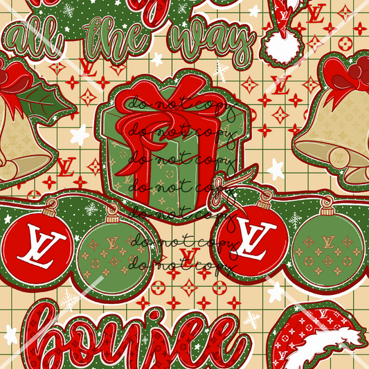 LV Bougie Christmas Handmade