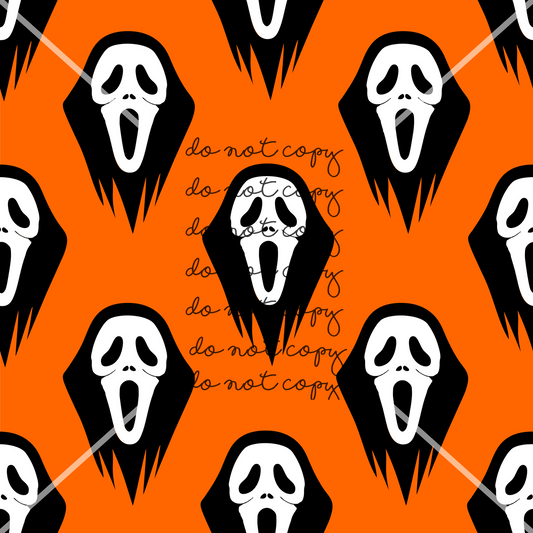 Ghostface Scream Halloween Handmade