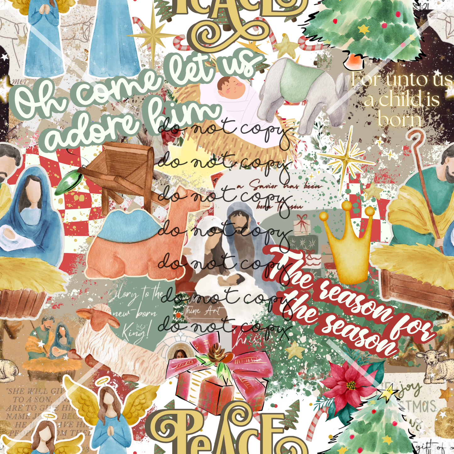 Jesus Is The Reason Christmas Handmade