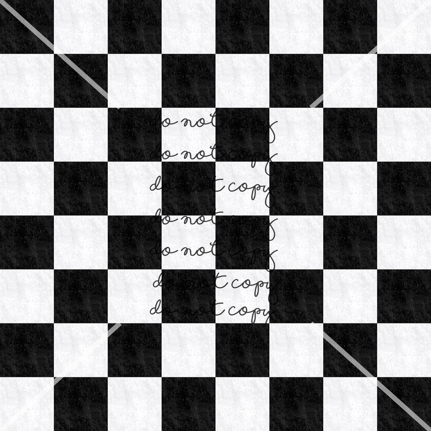 Distressed Punk Checker Handmade