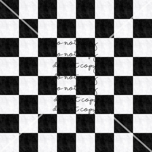 Distressed Punk Checker Handmade