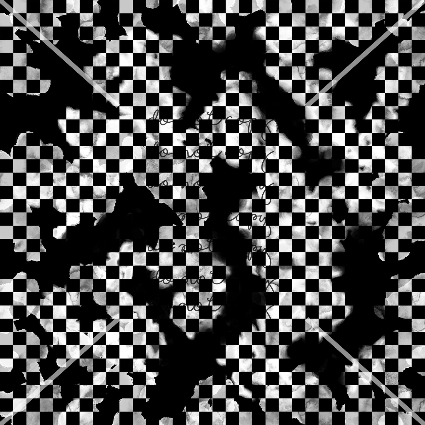 Acid Punk Checker Handmade