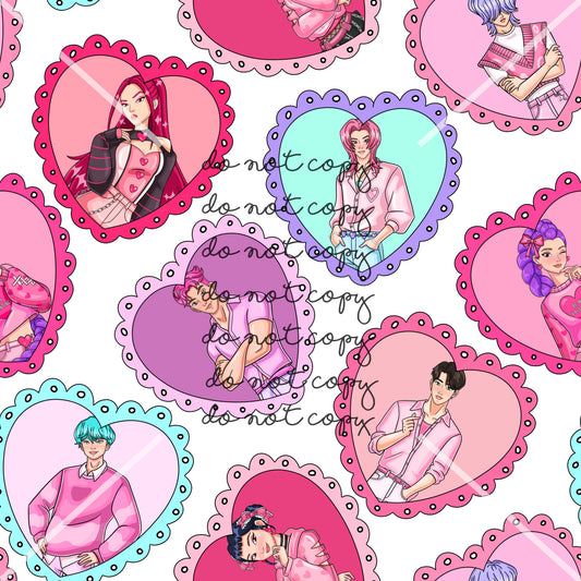 K-Pop Valentines Handmade