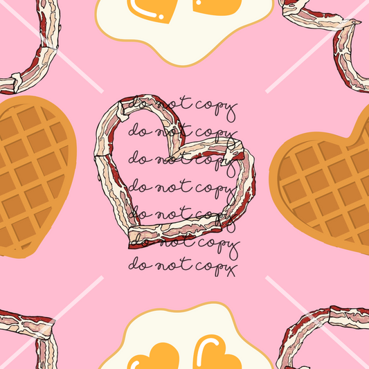 Breakfast Valentines Handmade