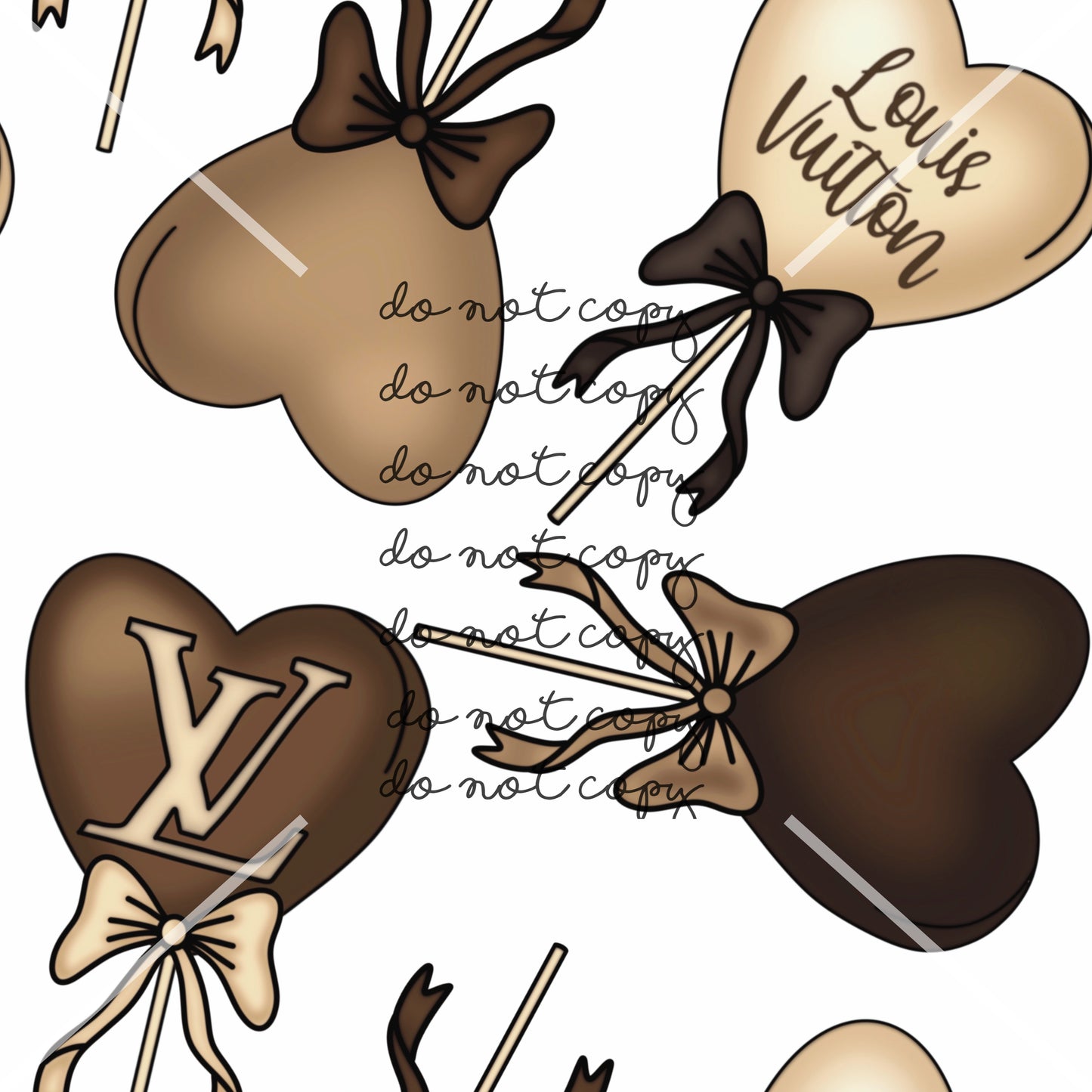 Heart Lolipops Valentines Handmade