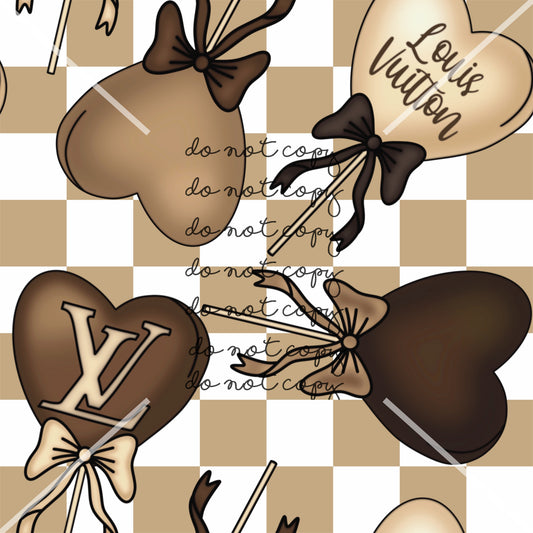 Heart Lolipops Valentines Handmade