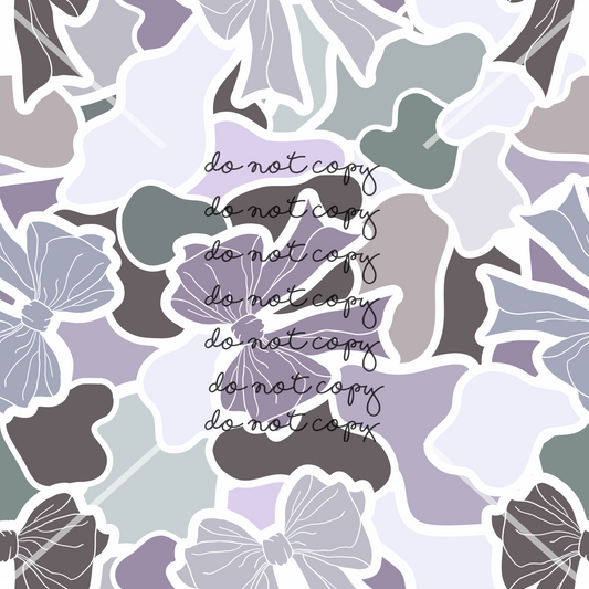 Camo Bow Handmade