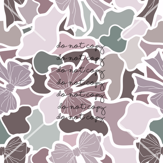 Camo Bow Handmade