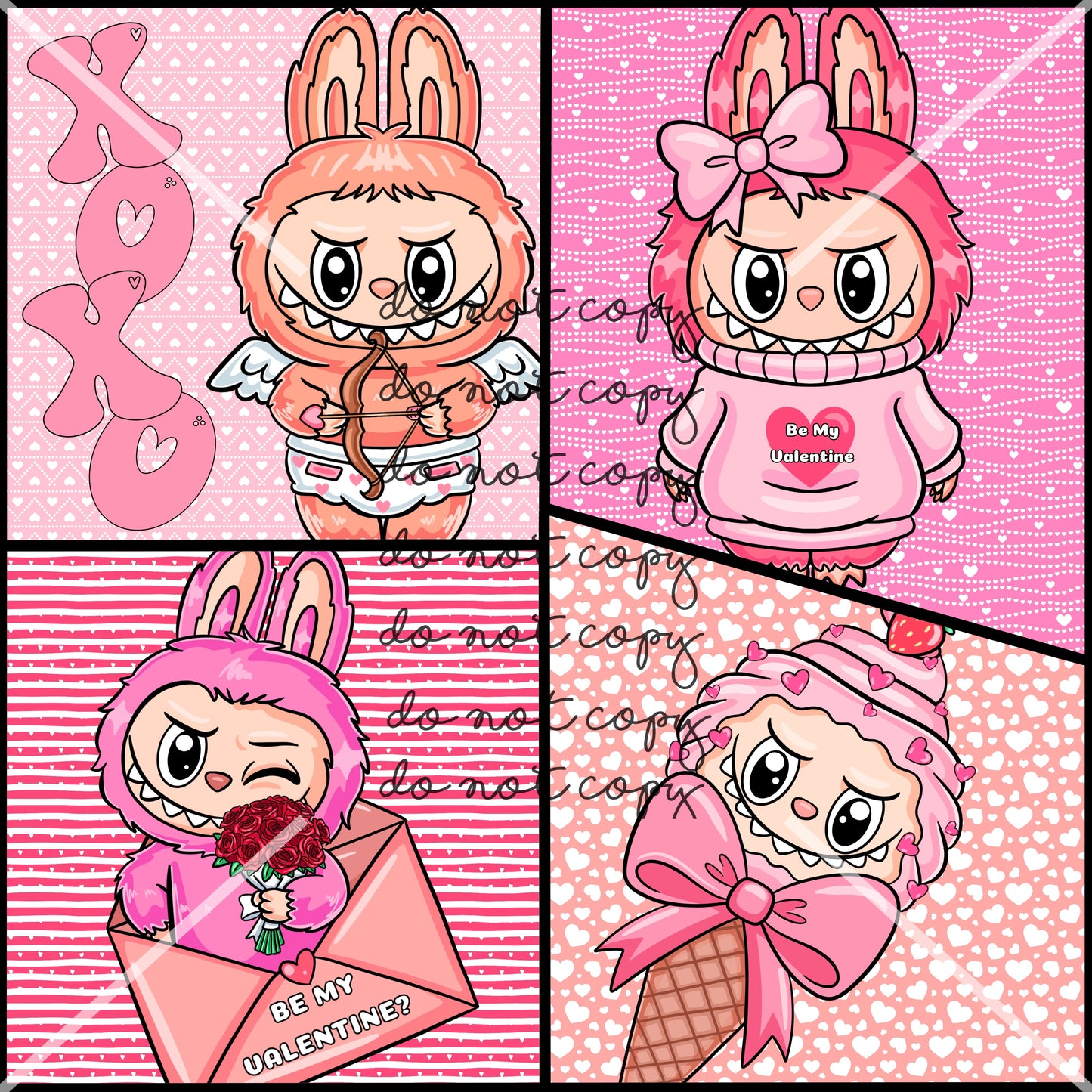 Labubu Valentines Handmade