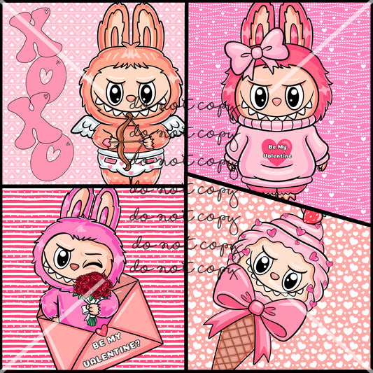 Labubu Valentines Handmade
