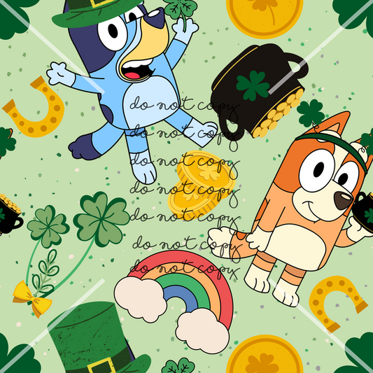 Bluey St. Patricks Handmade