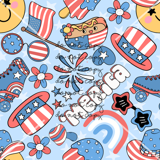 Merica 4th of July Handmade