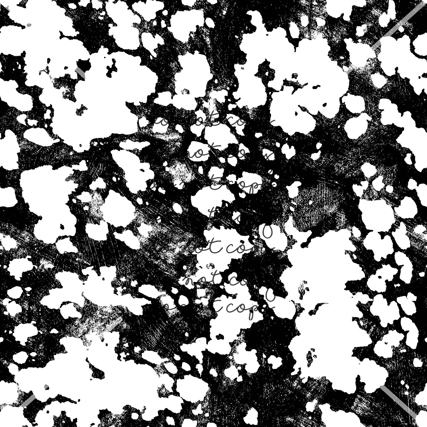 Monochrome Black and White Handmade