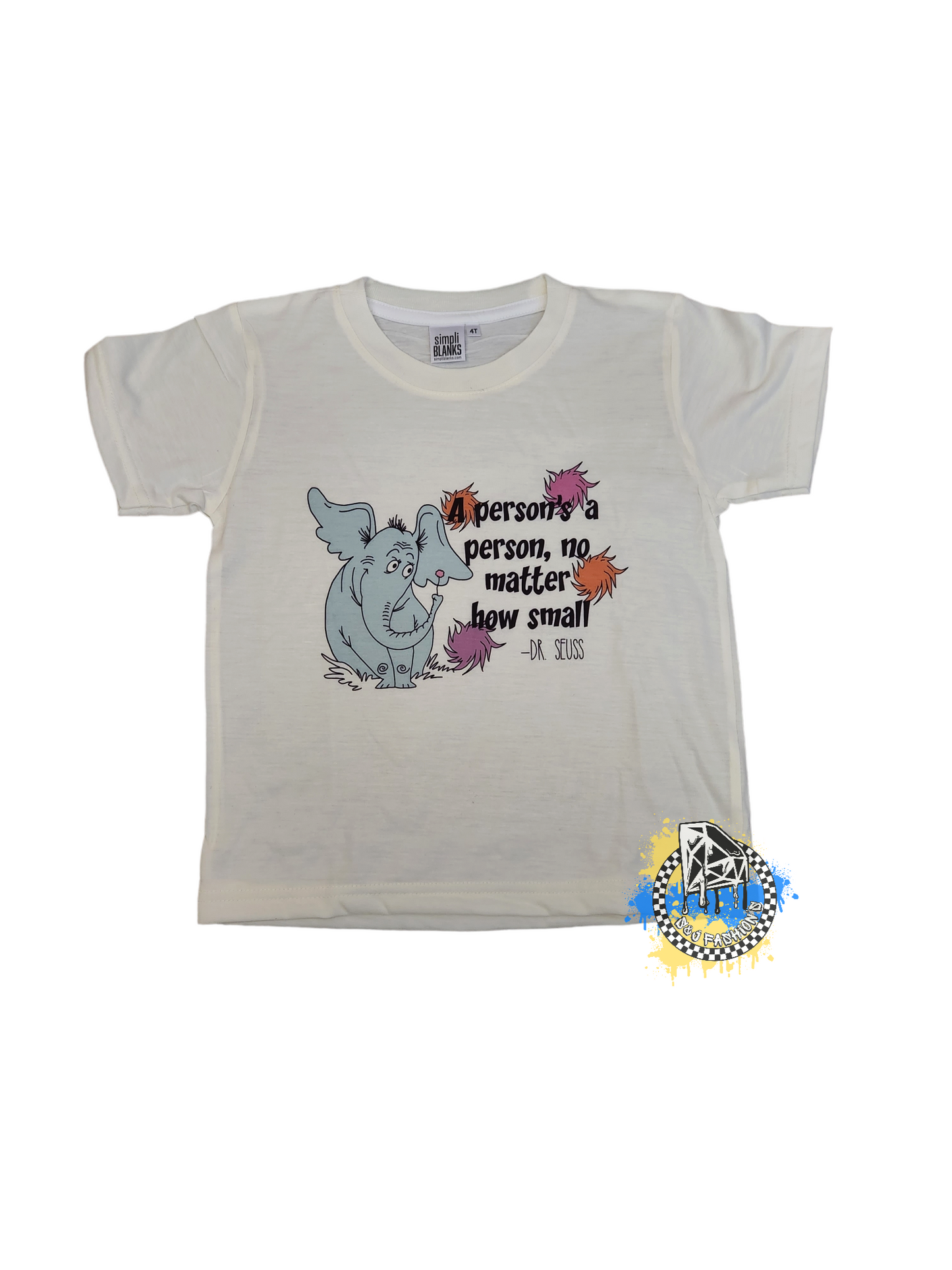 A Person's A Person Dr. Seuss Boys Shirt Girls Shirt Ladies Shirt Mens Shirt