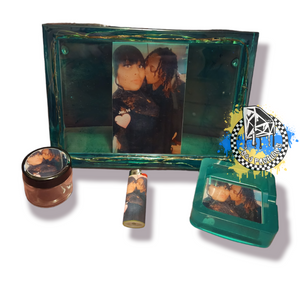 Personalized Picture Rolling Trays 4pc