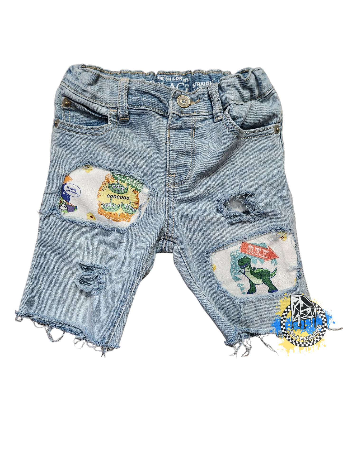 Boys Distressed Jeans Toy Story