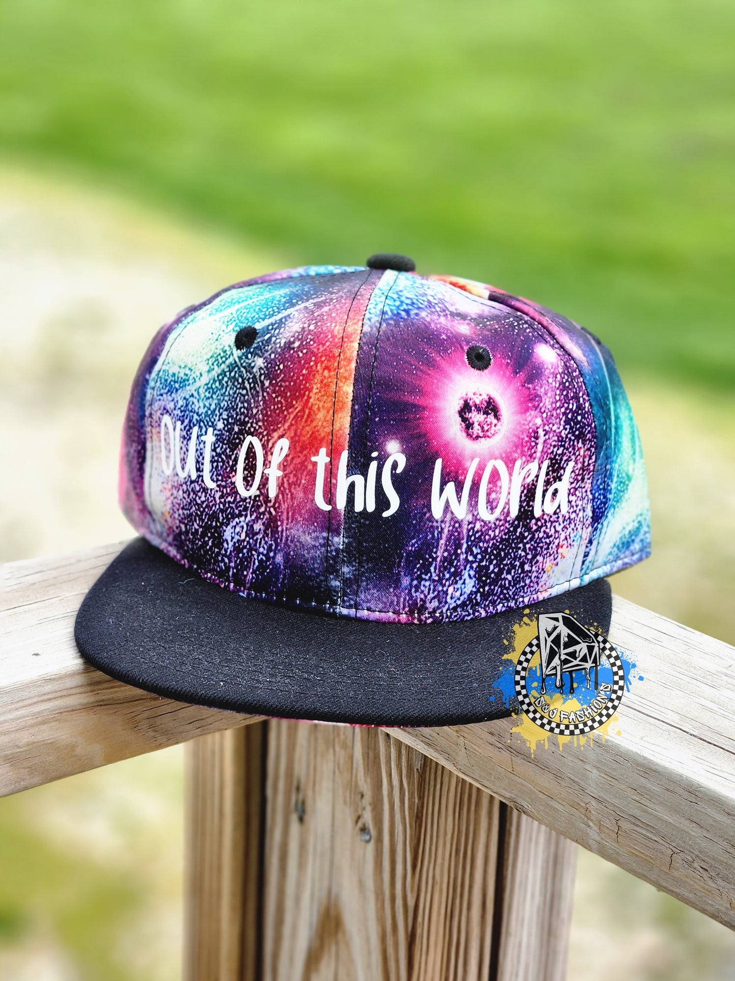 Galaxy & Black Snapback