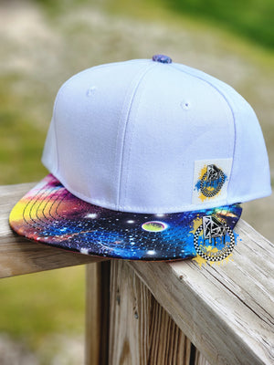 White & Moon Rocks Snapback