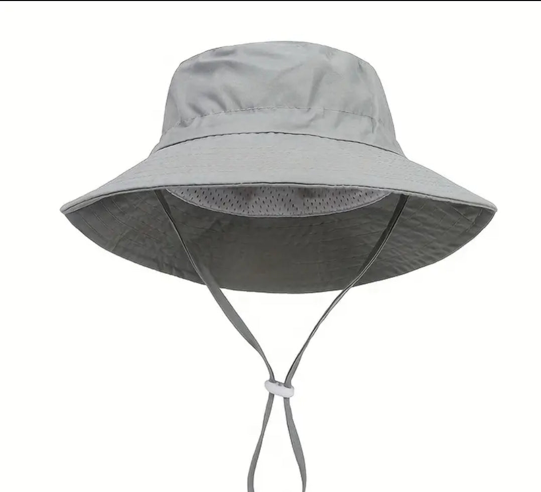 Grey Bucket Hat