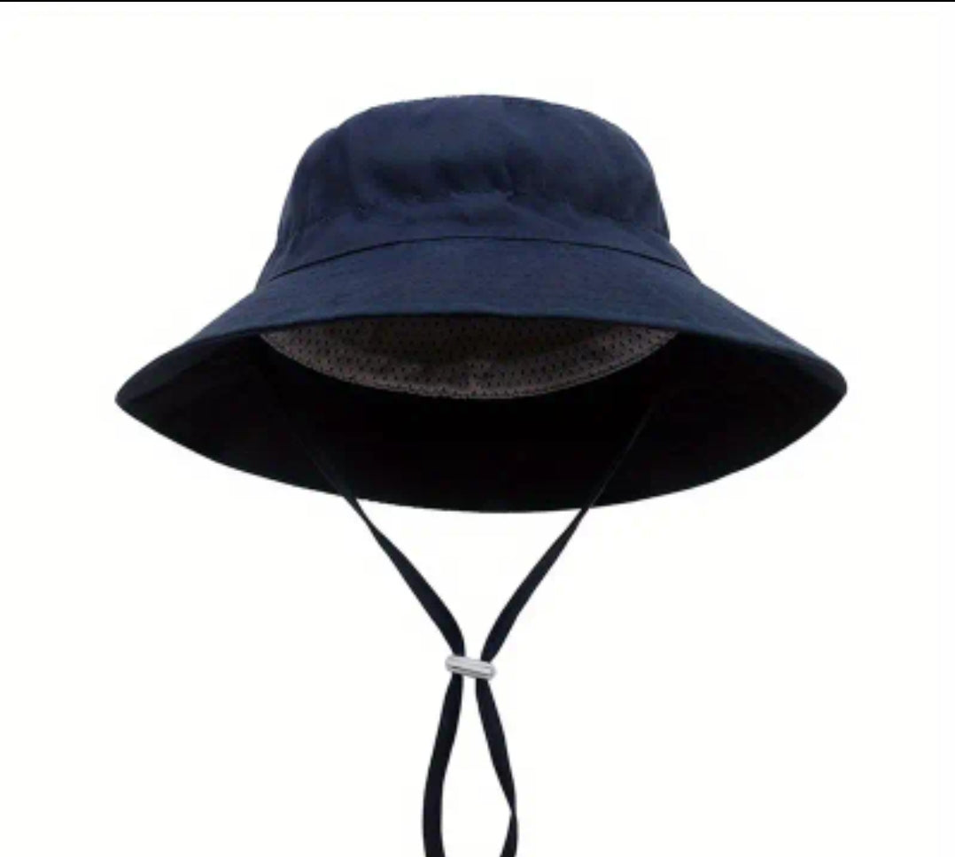 Navy Blue Bucket Hat