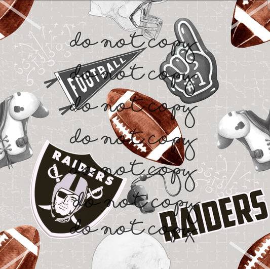 Raiders NFL Handmade Football