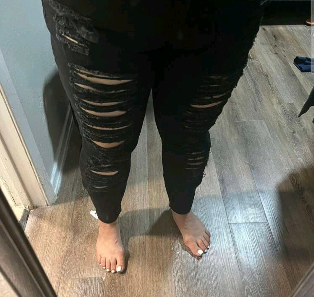 True Black Plus Size Jeans