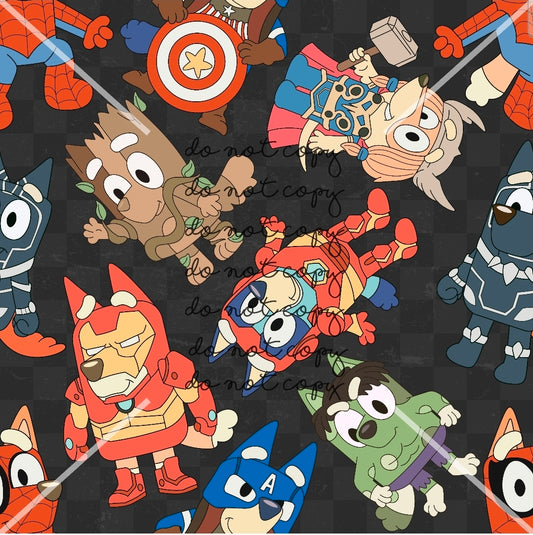 Bluey Superhero Handmade