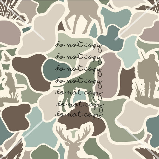 Camo Dog Handmade
