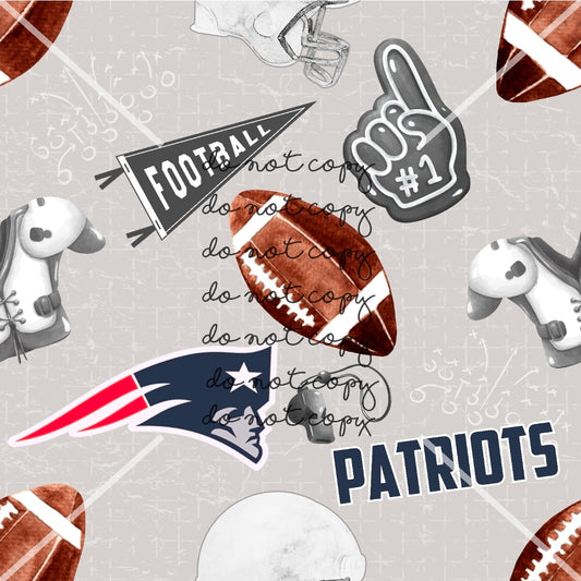 Patriots NFL Handmade Football