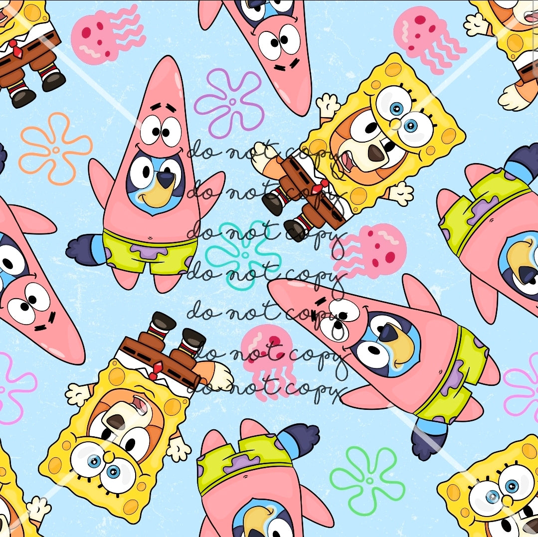 Bluey SpongeBob Handmade