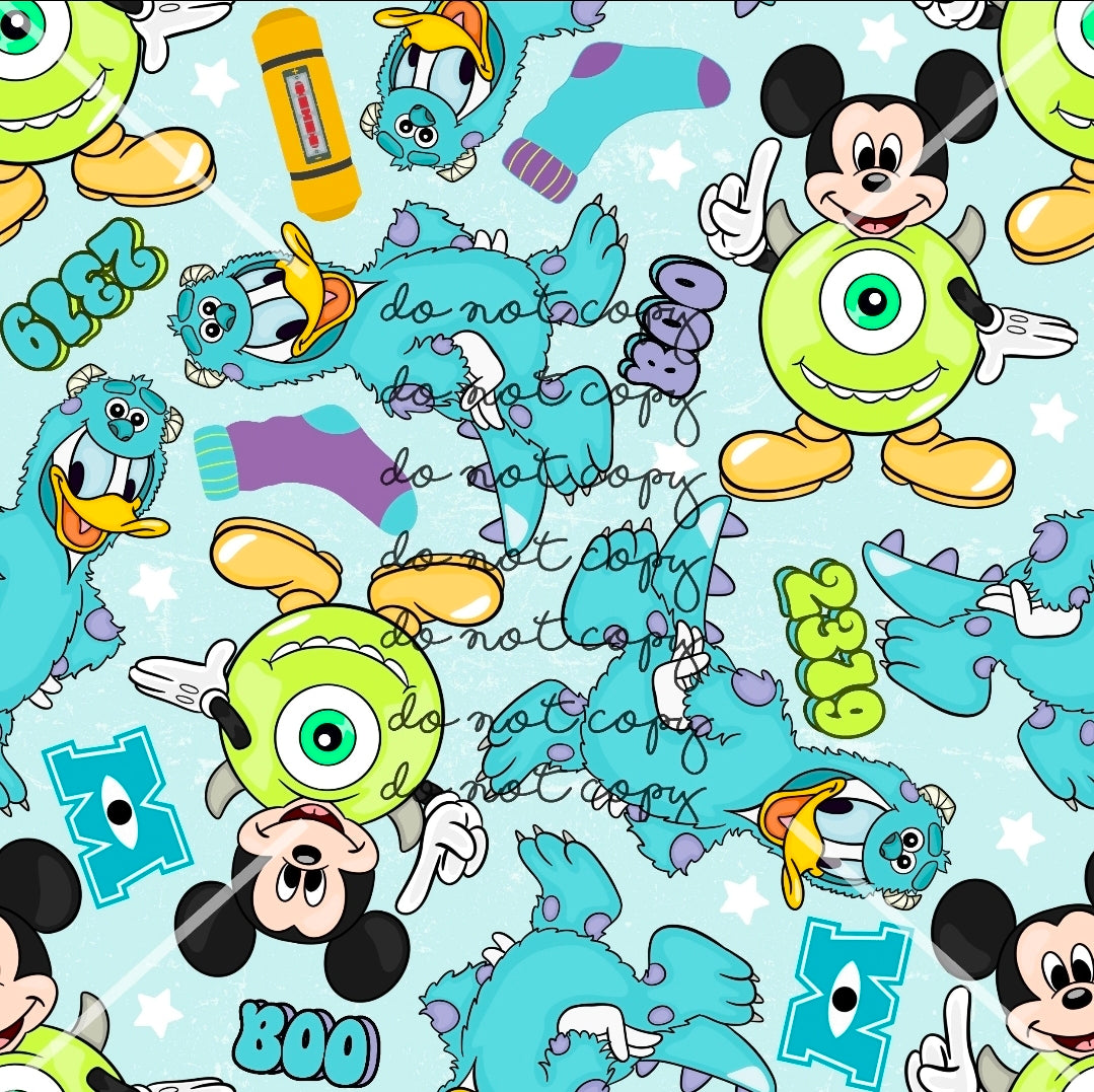 Mickey Monster inc Handmade