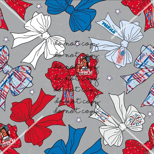 Bows 4th of July Handmade