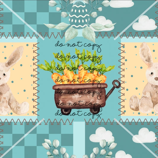 Rabbit and Carrots Handmade