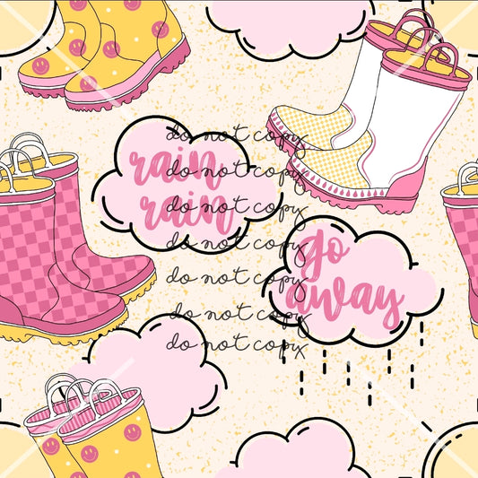 Rain Rain Go Away Handmade