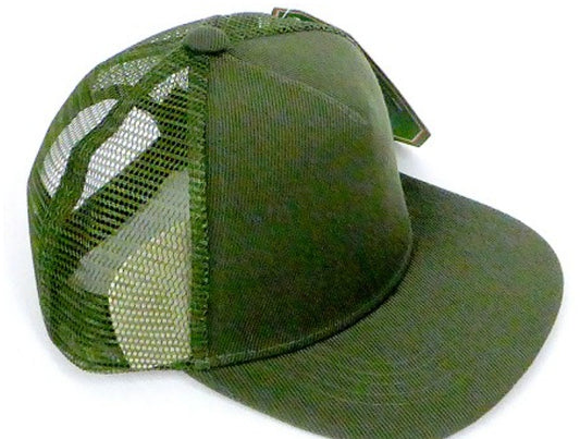 Olive Fall Trucker Snapback Hat