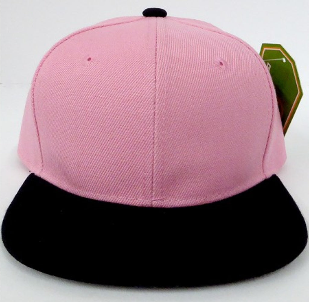 Pink & Black Snapback Hat