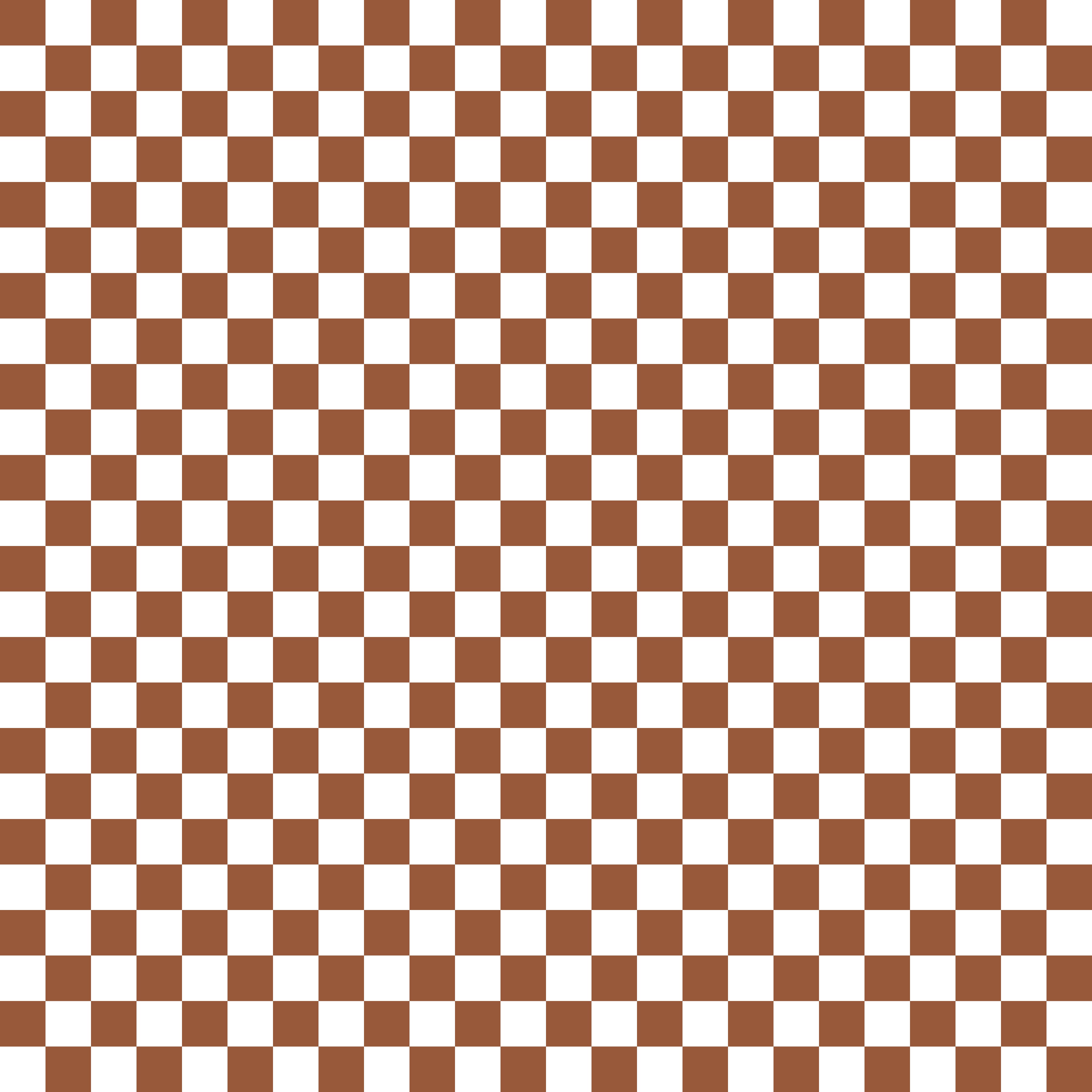 Fall Dark Brown Checker Handmade