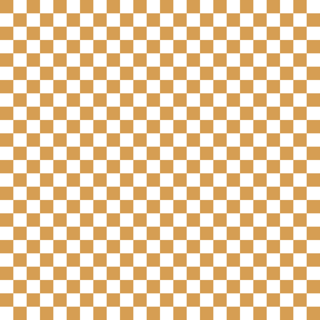 Fall Light Brown Checker Handmade