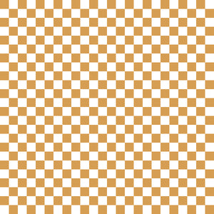 Fall Light Brown Checker Handmade