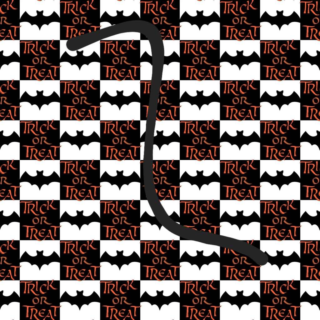 Trick or Treat Bats Halloween Handmade