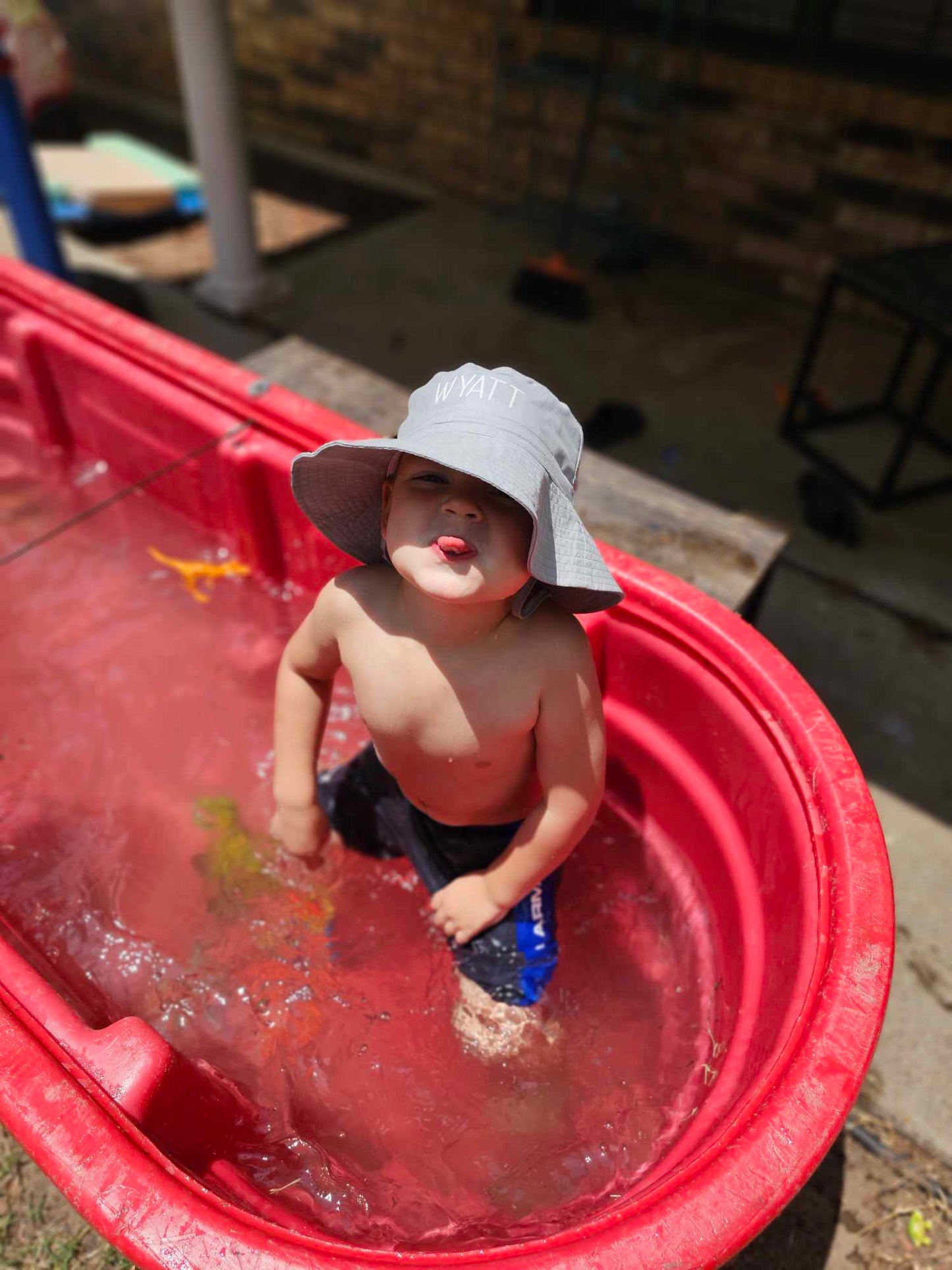 Grey Bucket Hat