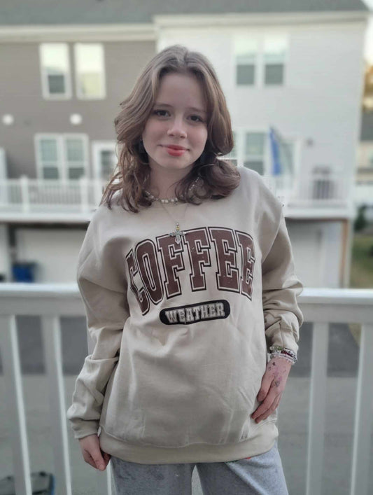 Coffee Weather Ladies Shirt Girls Shirt