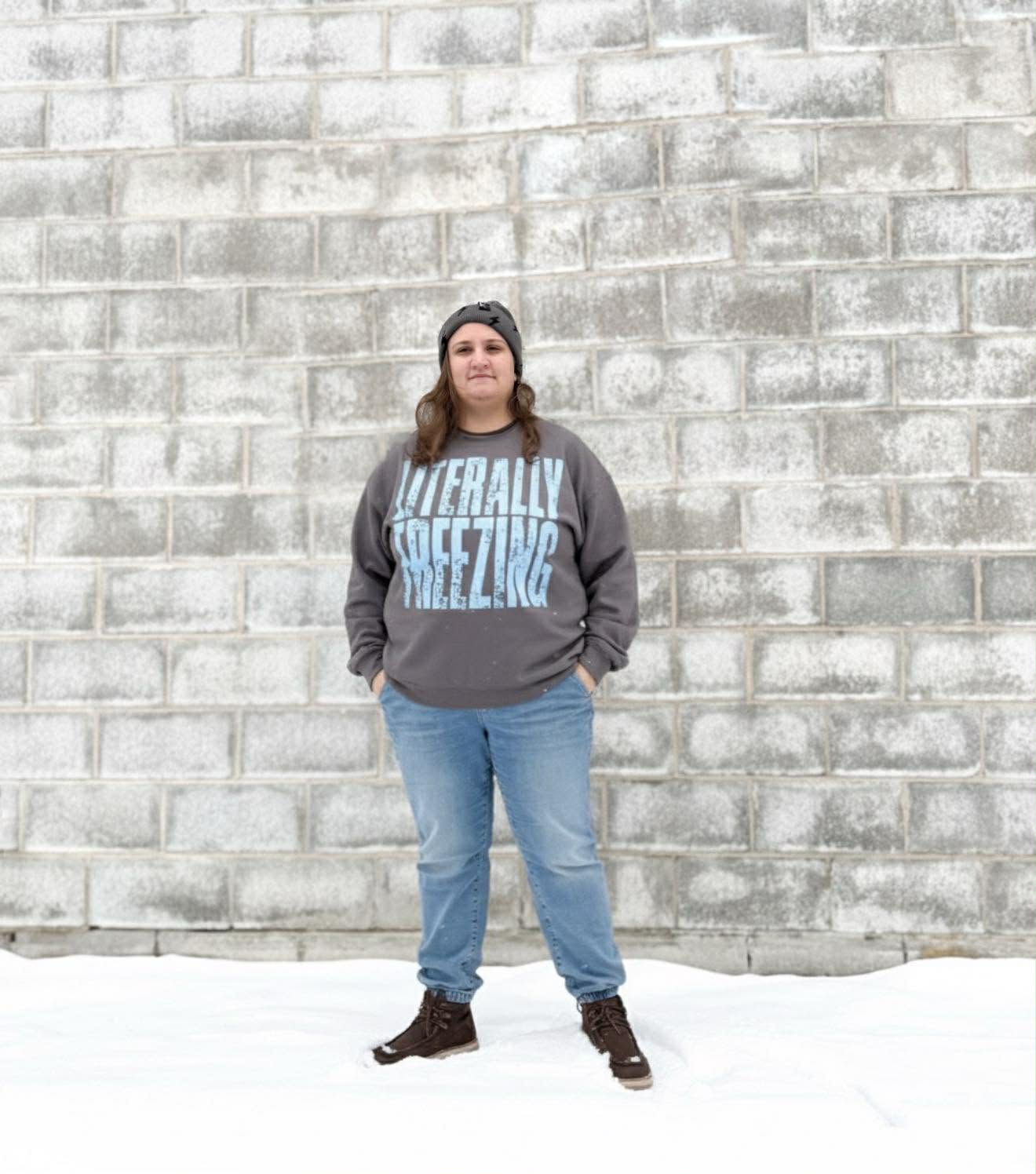 Literally Freezing Winter Ladies Shirt Girls Shirt Boys Shirt Men's Shirt