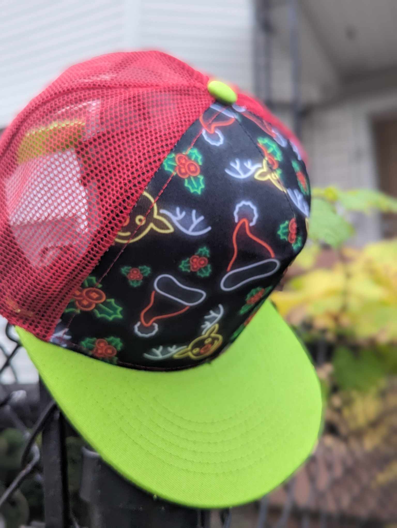 Christmas Neon Snapback Hat RTS