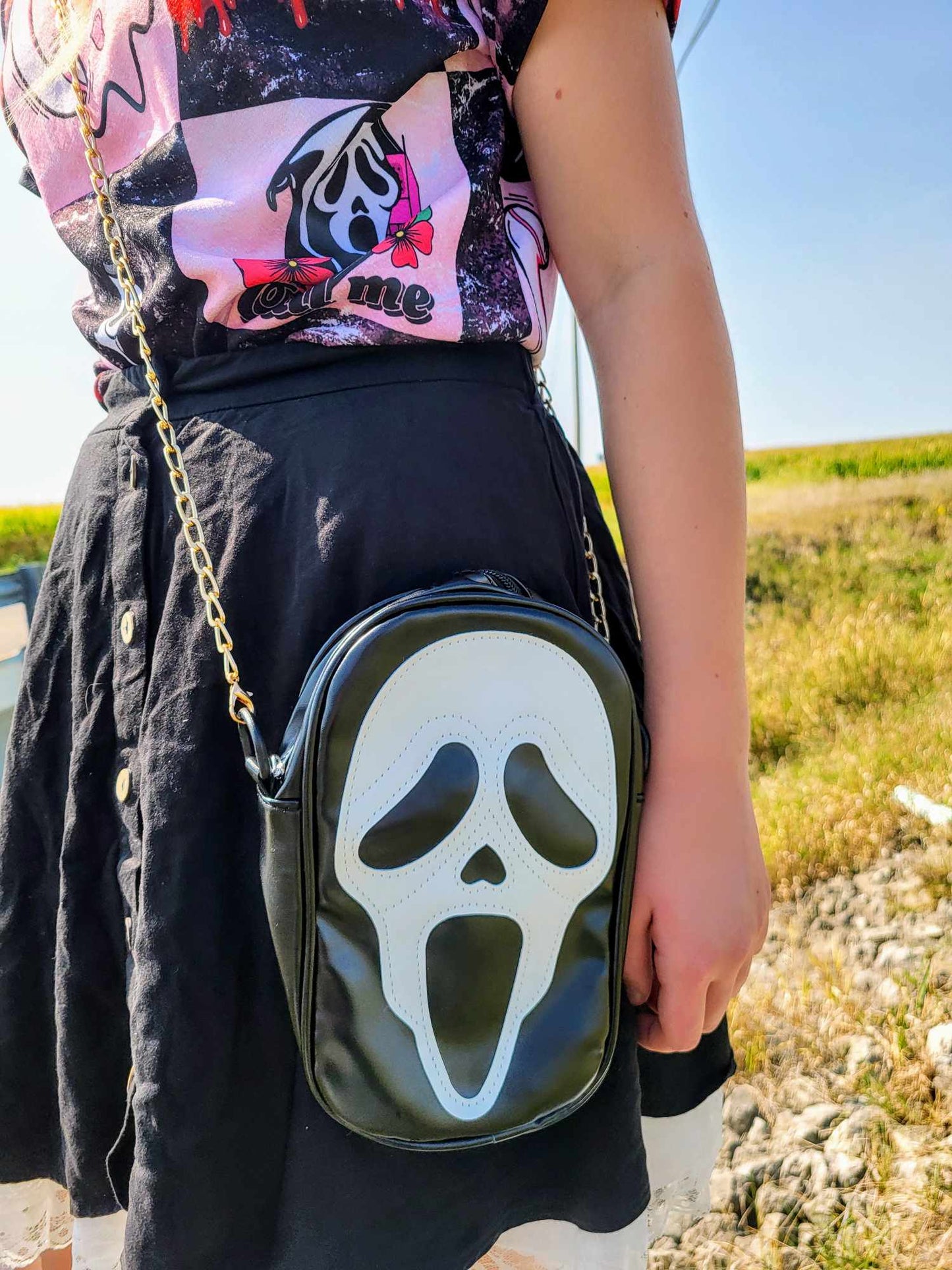 Black Ghostface Bag Halloween